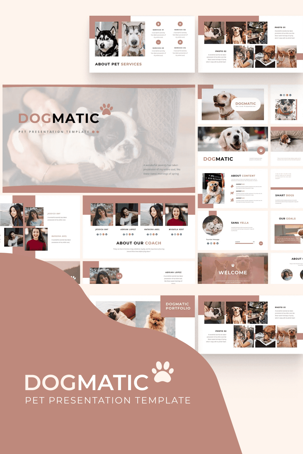 Dogmatic - Pet Presentation Template - Slides Preview.