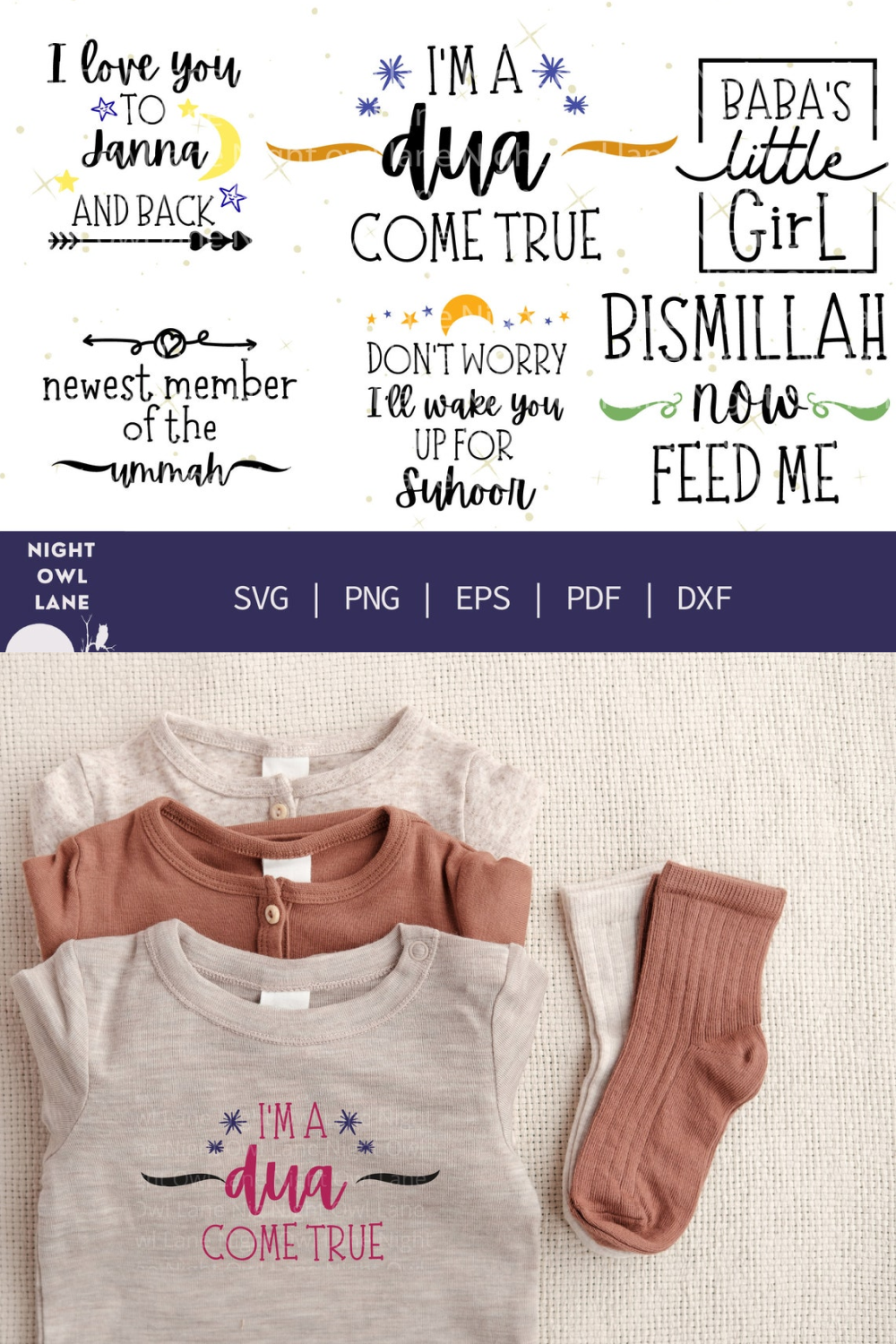 Baby SVG bundle.