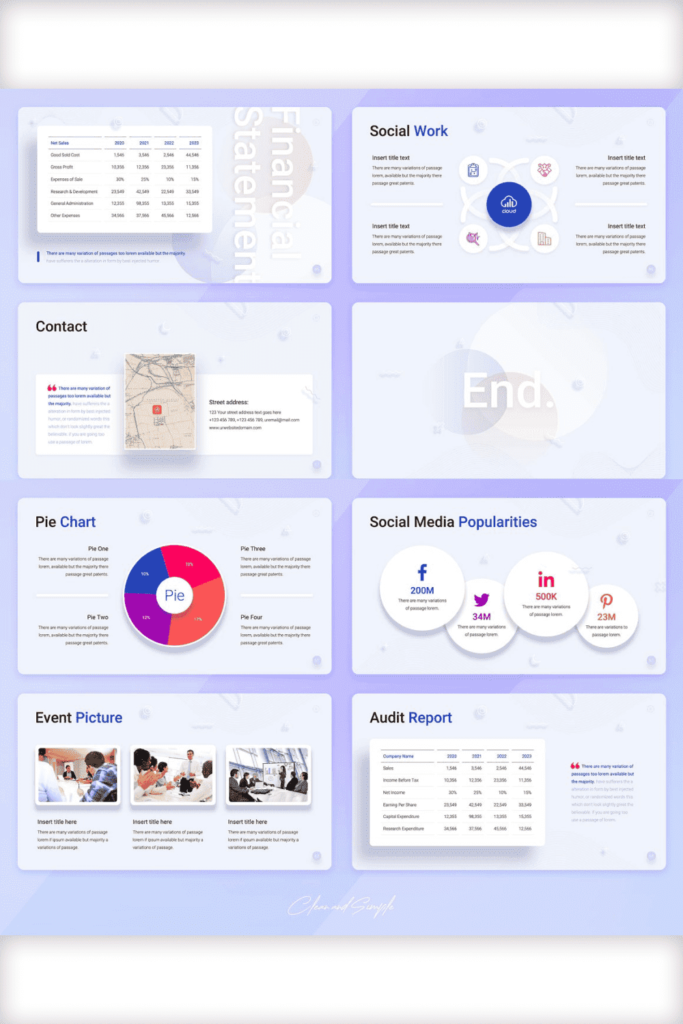 Annual Report PowerPoint Template – MasterBundles