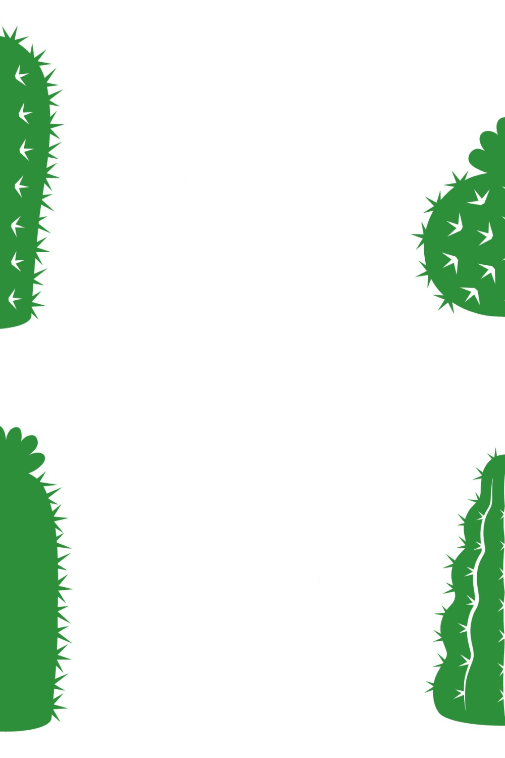 Green Parts of Cactuses.