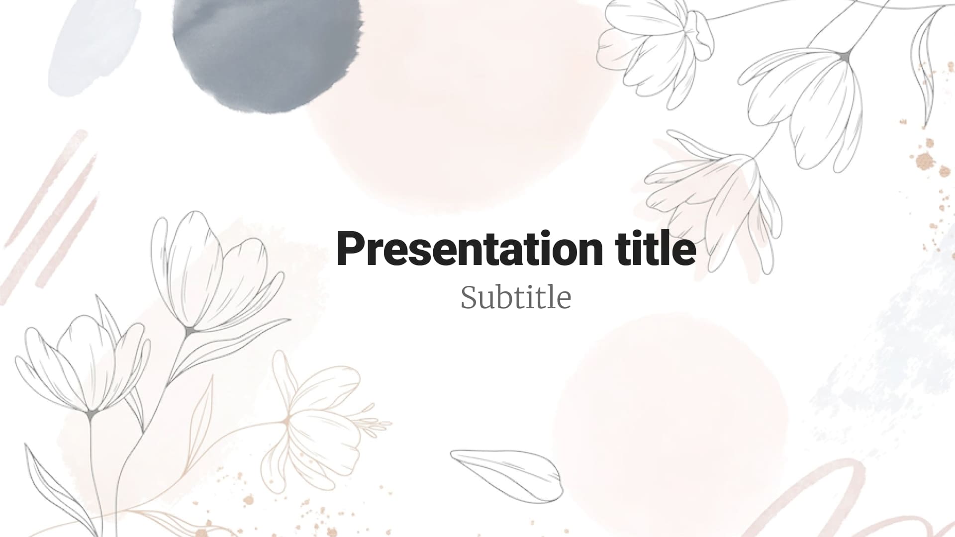 Free Flower Powerpoint Background Master Bundles
