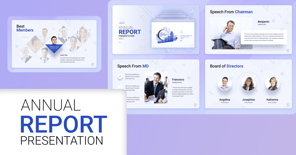 Annual Report Presentation - "Marketing Strategy".