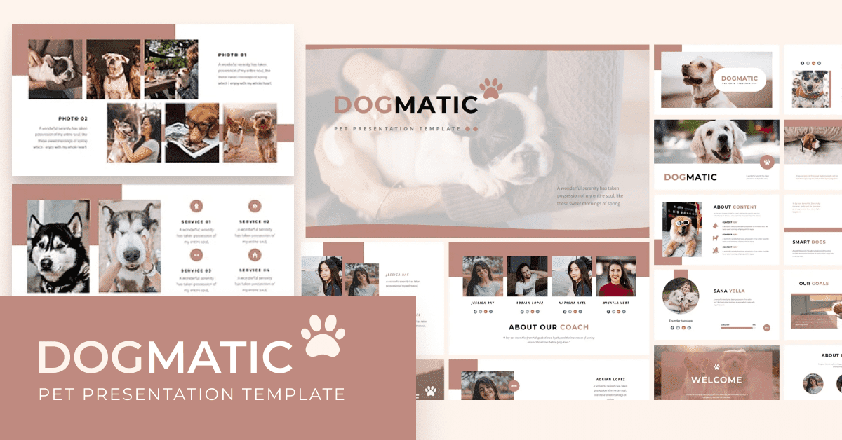 Dogmatic - Pet Presentation Template Preview.