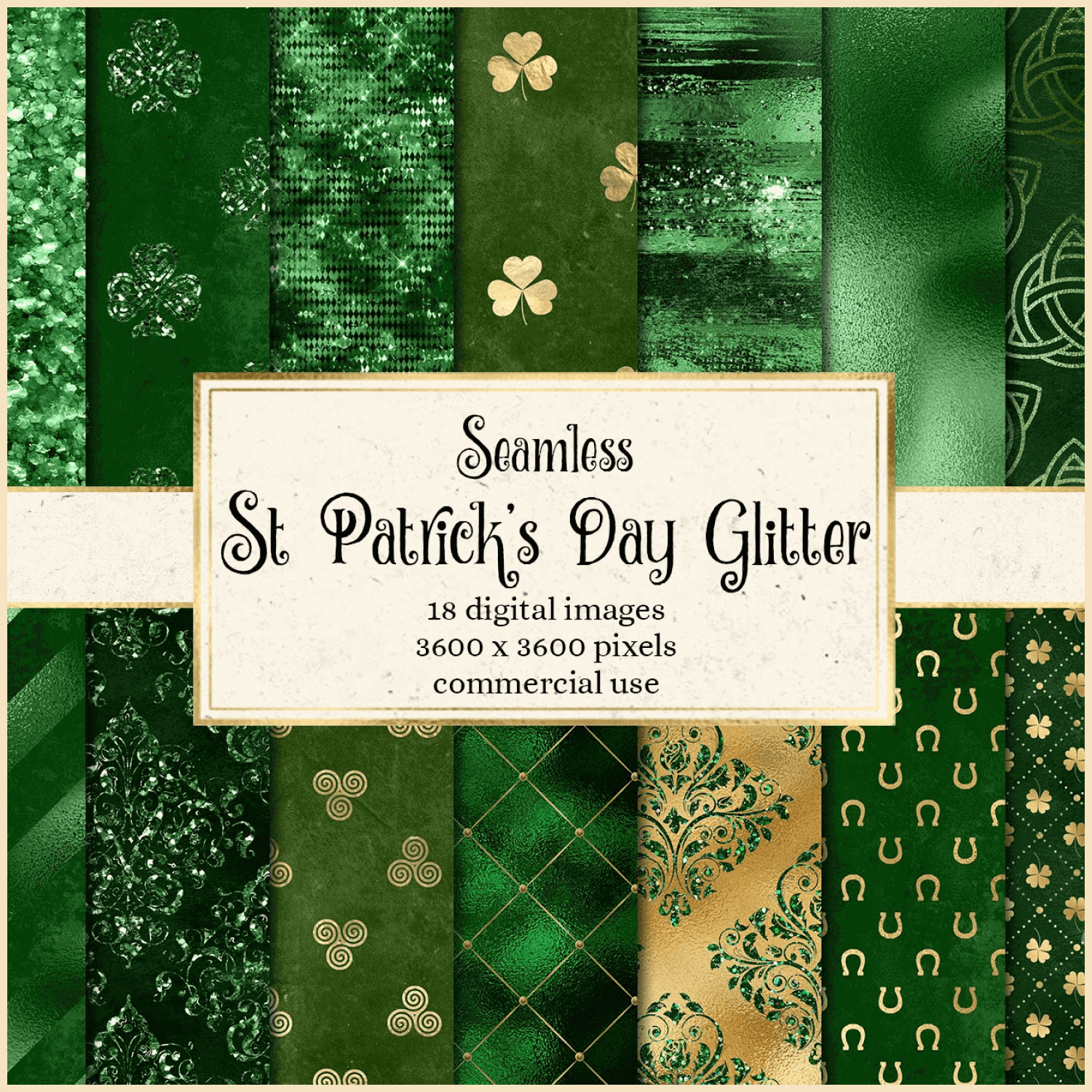 St Patricks Day Glitter.