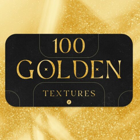 100 golden textures cover image.