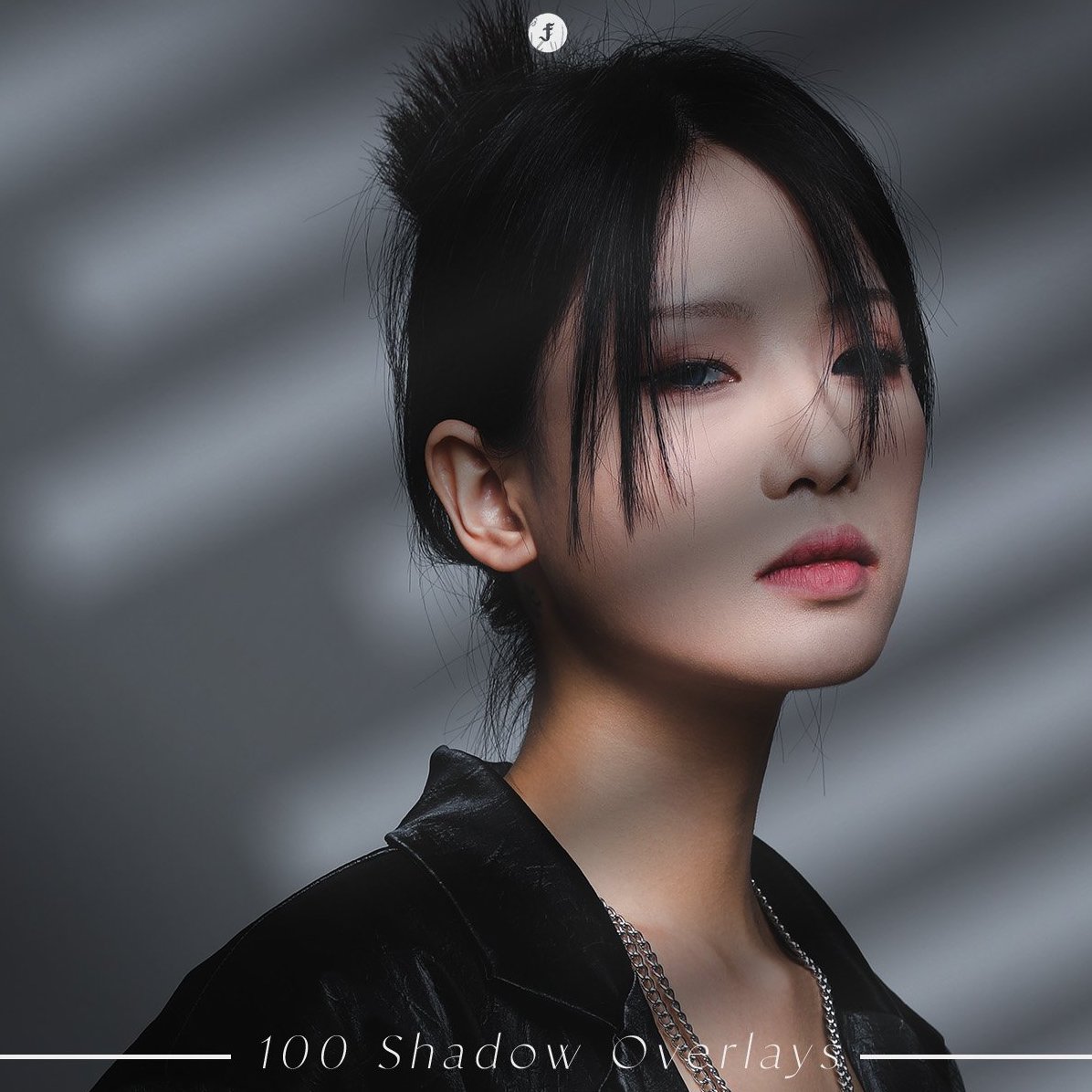 100 Shadow Photo Overlays covers.