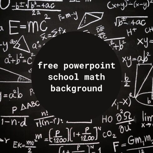 Free Powerpoint School Math Background 1500x1500 1.