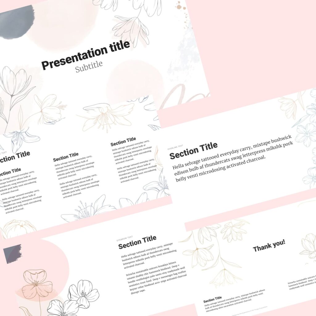 Free Flower Powerpoint Background – MasterBundles