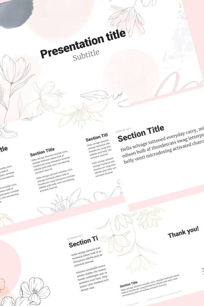 Free Flower Powerpoint Background – MasterBundles