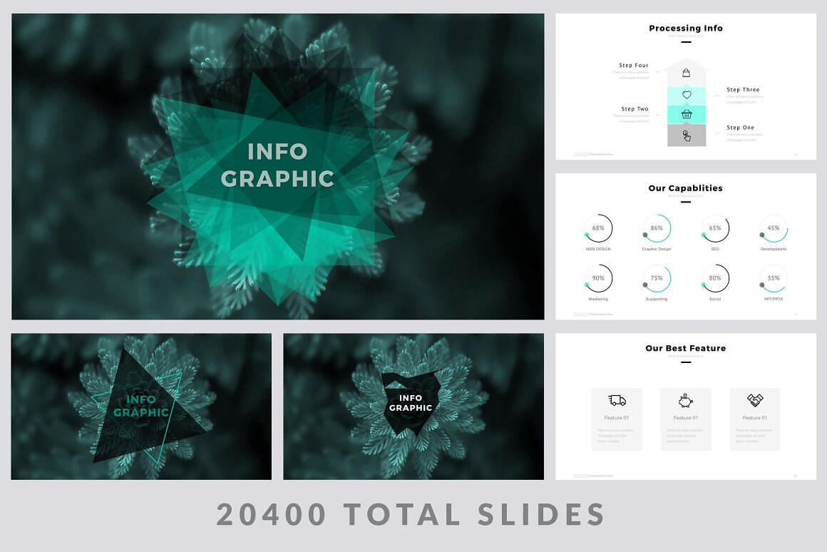 Nebula powerpoint template.