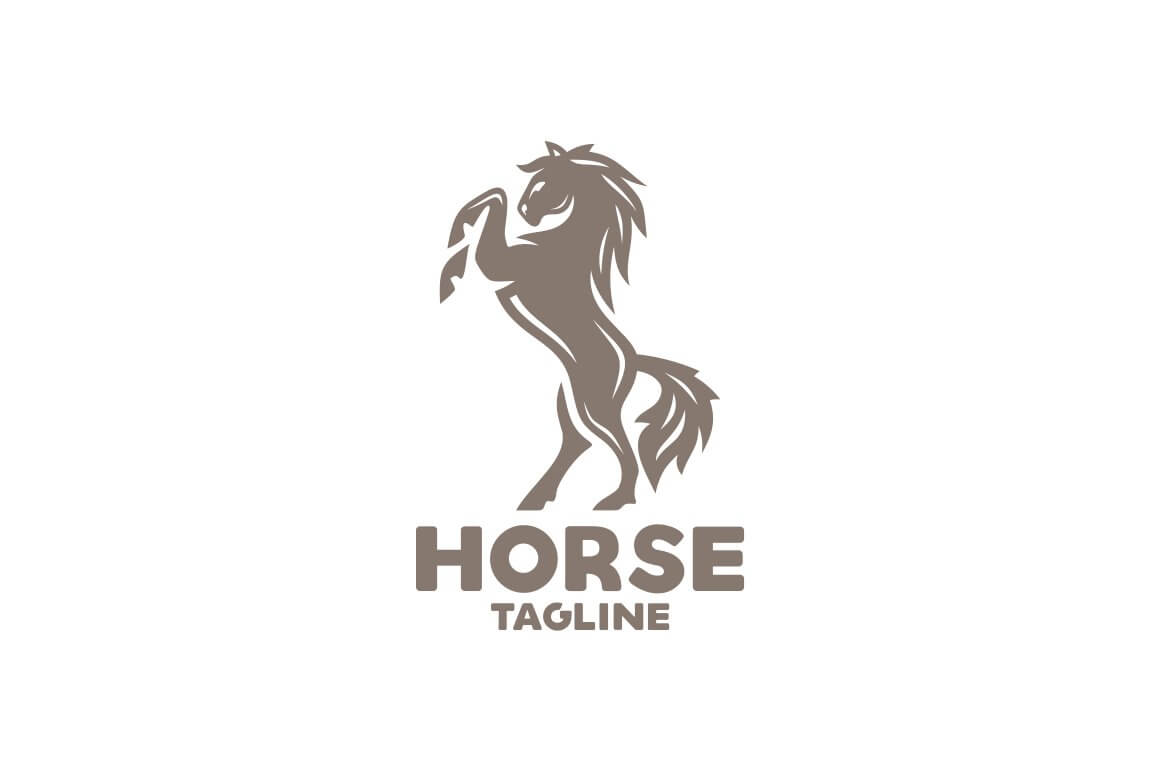 Horse logo company name.