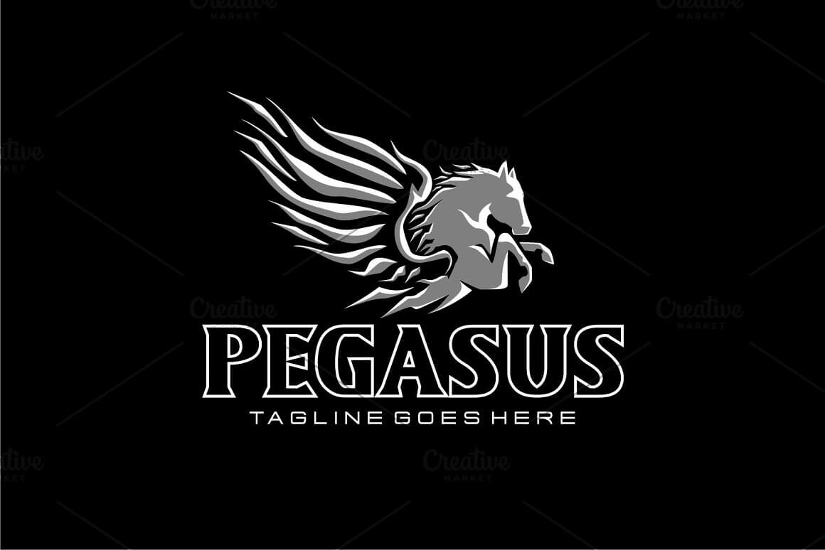 Pegasus corp logo headline.