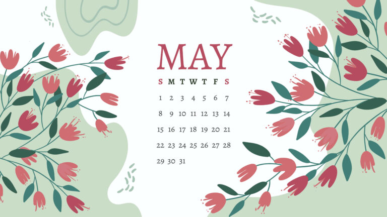 10 Free Editable May Calendars – MasterBundles