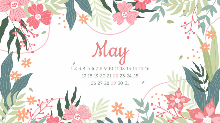 Free May Calendar Editable Template – MasterBundles