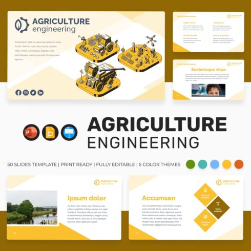 Agriculture Engineering Presentation Template.