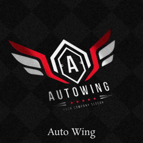 Auto wing on balck color.