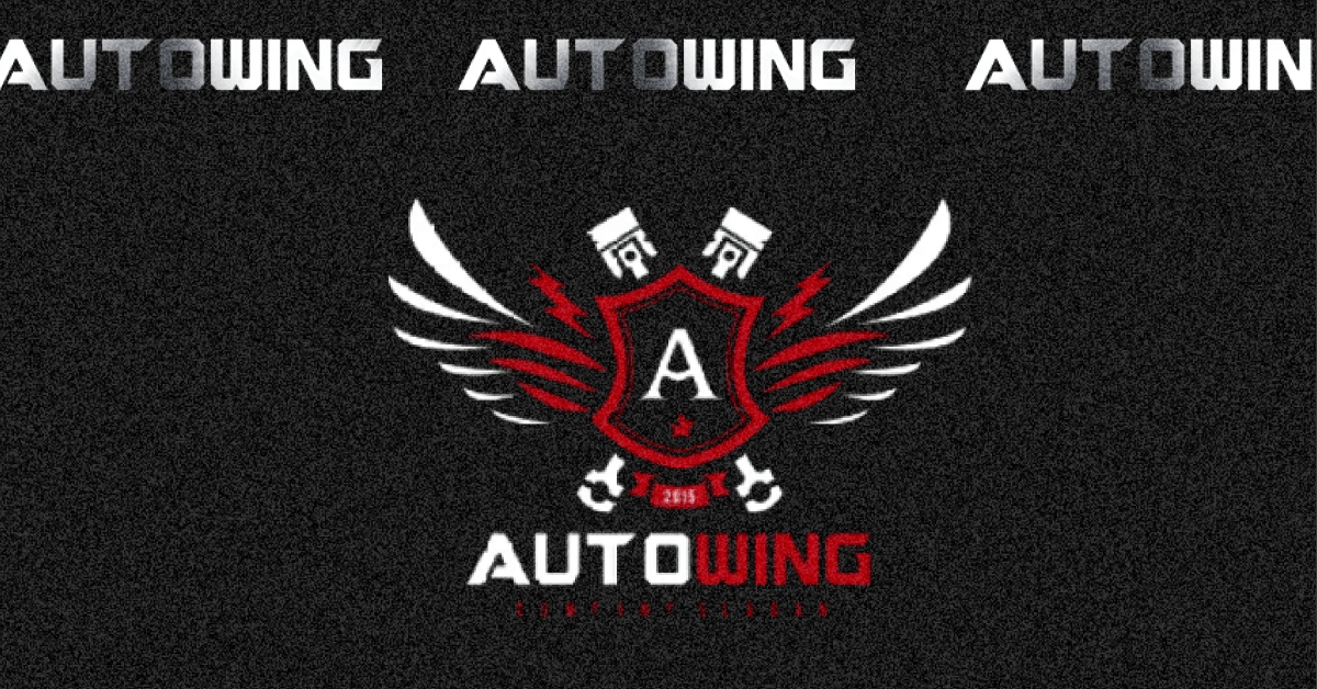 Auto wing on balck color.