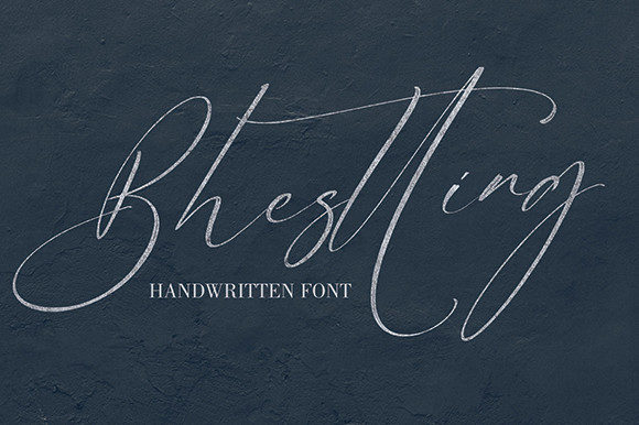 Bhesting Handwritten Font facebook image.