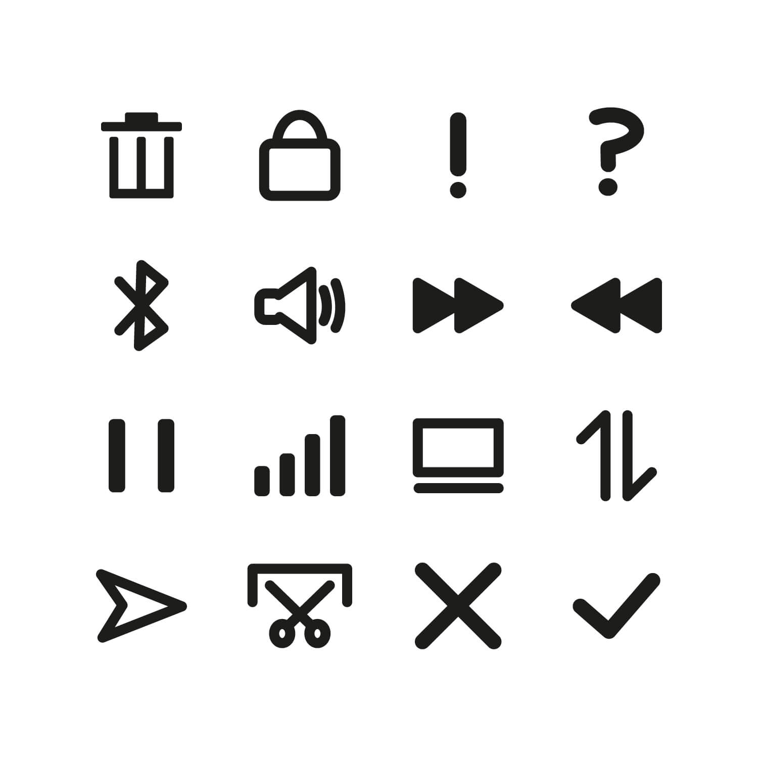 Free black icons 01