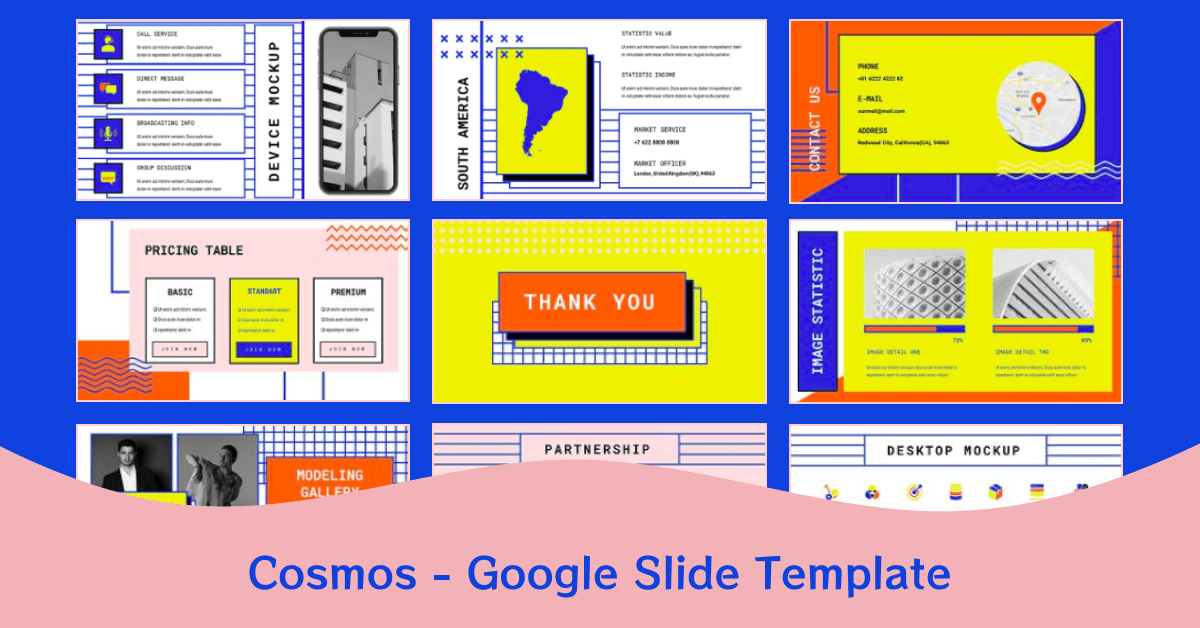 Cosmos google slide template.