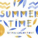 Summertime Bitmap Color Font