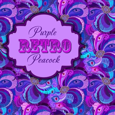 Retro Peacock Feathers cover image.