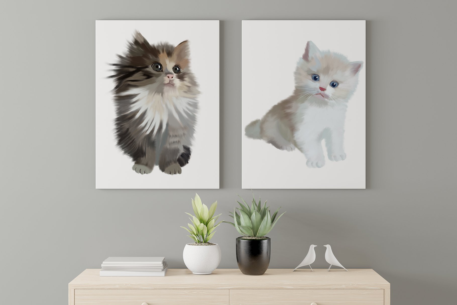 cute kittens poster.