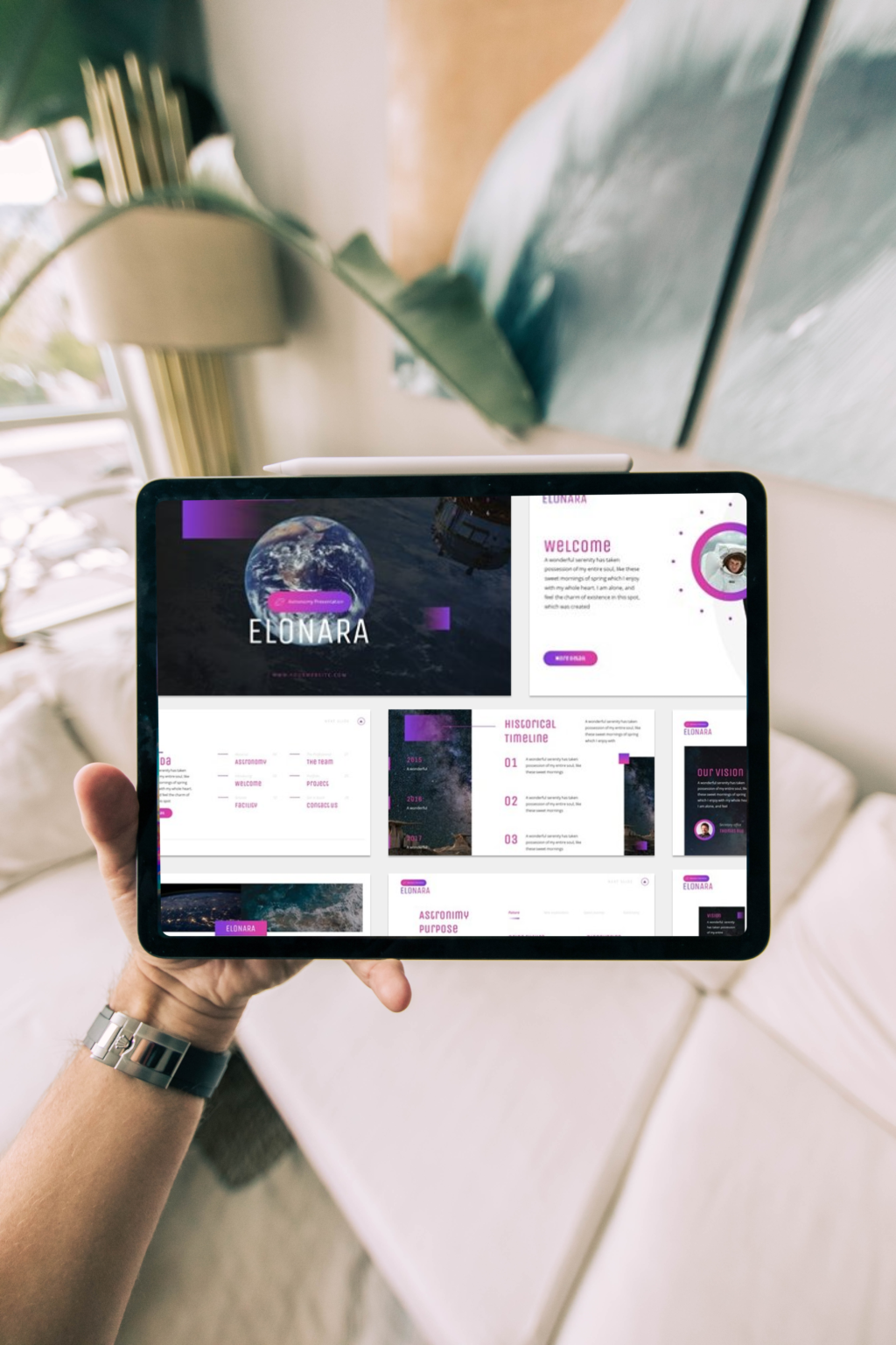 Elonara - Astronomy Google Slides – MasterBundles
