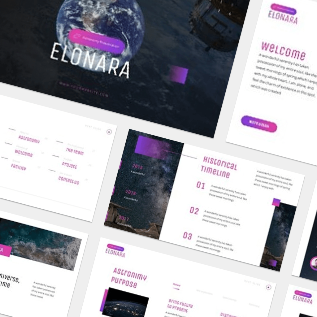 Elonara - Astronomy Keynote Template – MasterBundles