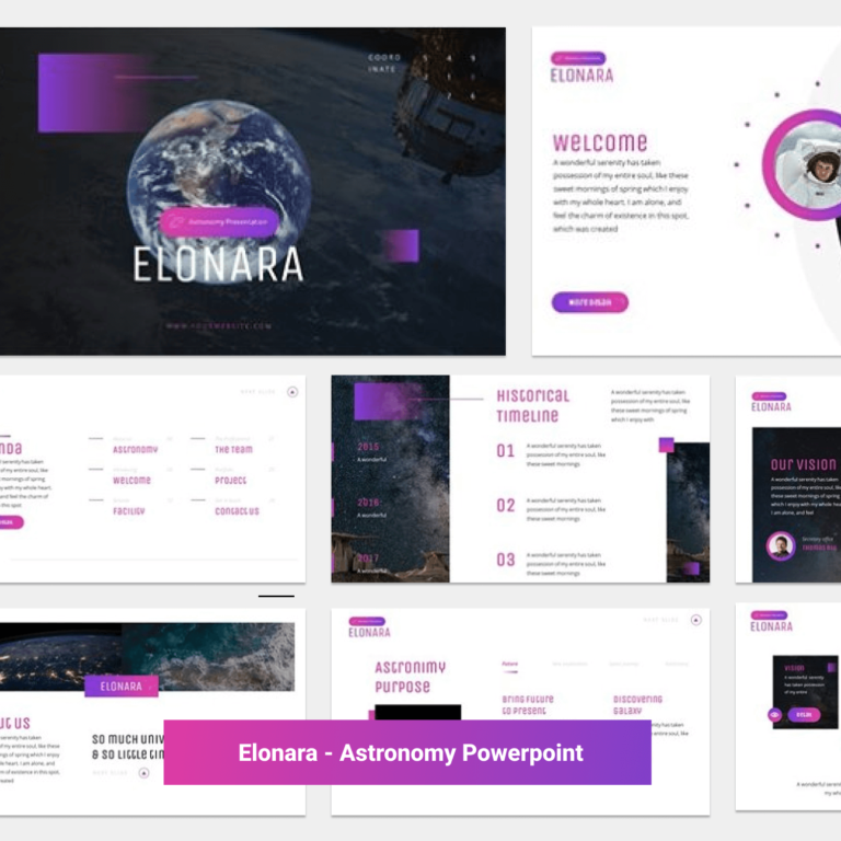 Powerpoint Design With Space Space - Minimal PowerPoint Template – MasterBundles