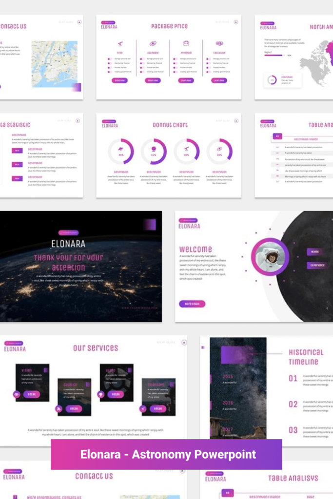 Elonara - Astronomy Powerpoint – MasterBundles