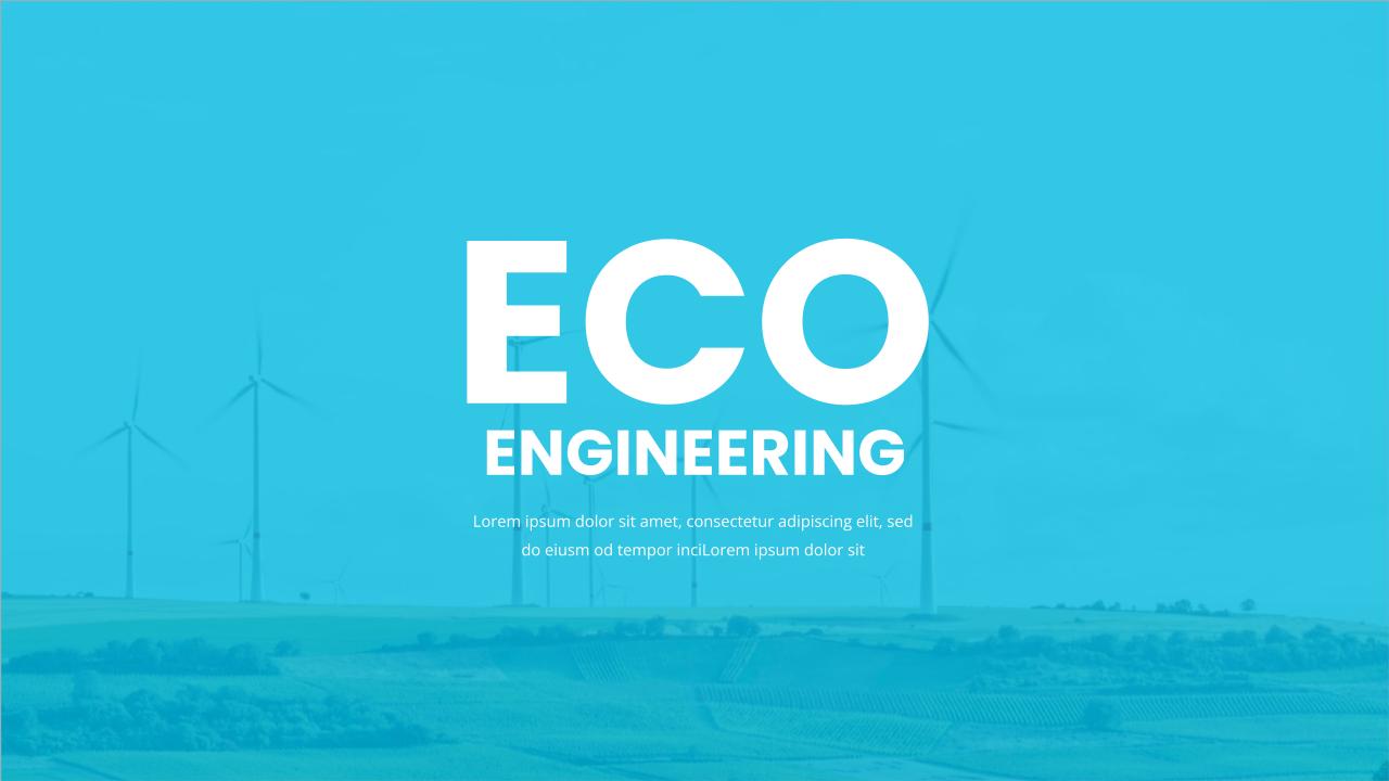 Environmental Engineering Google Slides Theme cover image.
