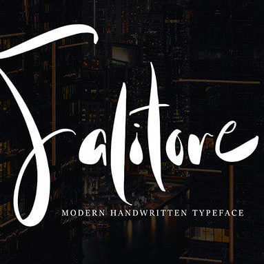 Falitore Trendy And Stylish Handwritten Font cover image.
