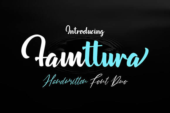 Famttura Bold Handwritter Script Font pinterest image.