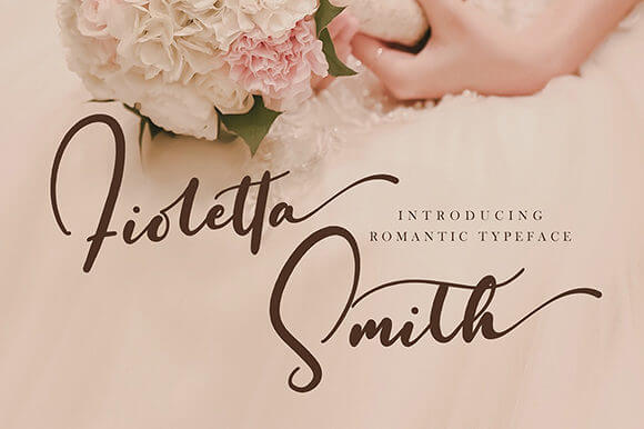 fioletta smith fresh and beautiful handwritten font.