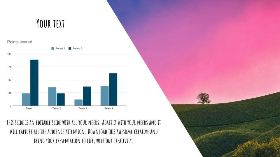 Free Beautiful Nature Powerpoint Background | Master Bundles