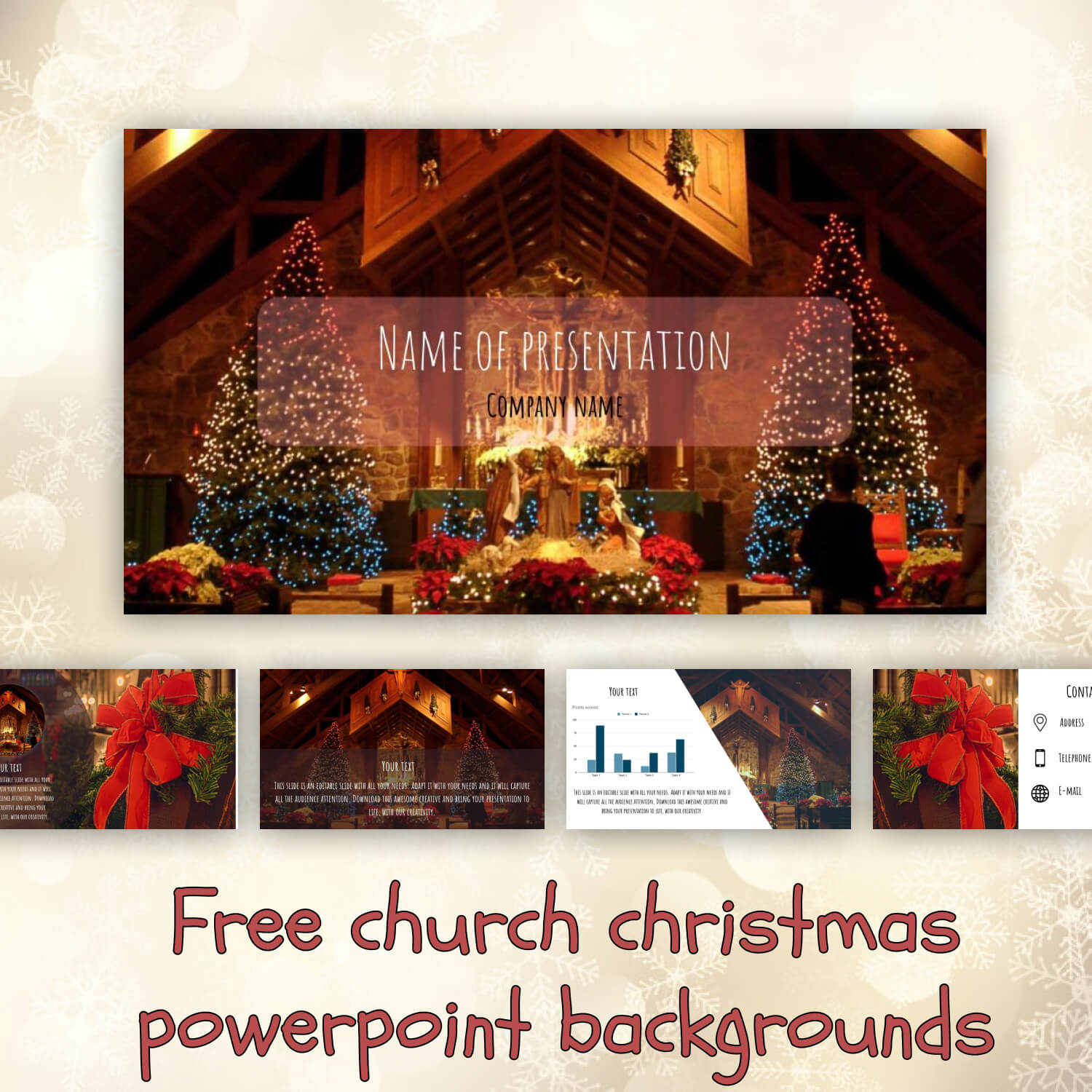 free church christmas powerpoint backgrounds 1