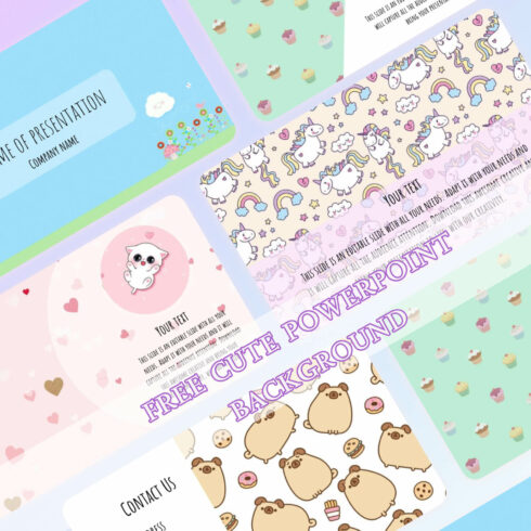 Free Cute Powerpoint Background.