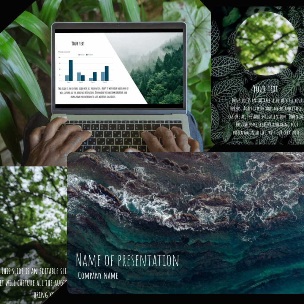 Free Elegant Nature Powerpoint Background Design – MasterBundles