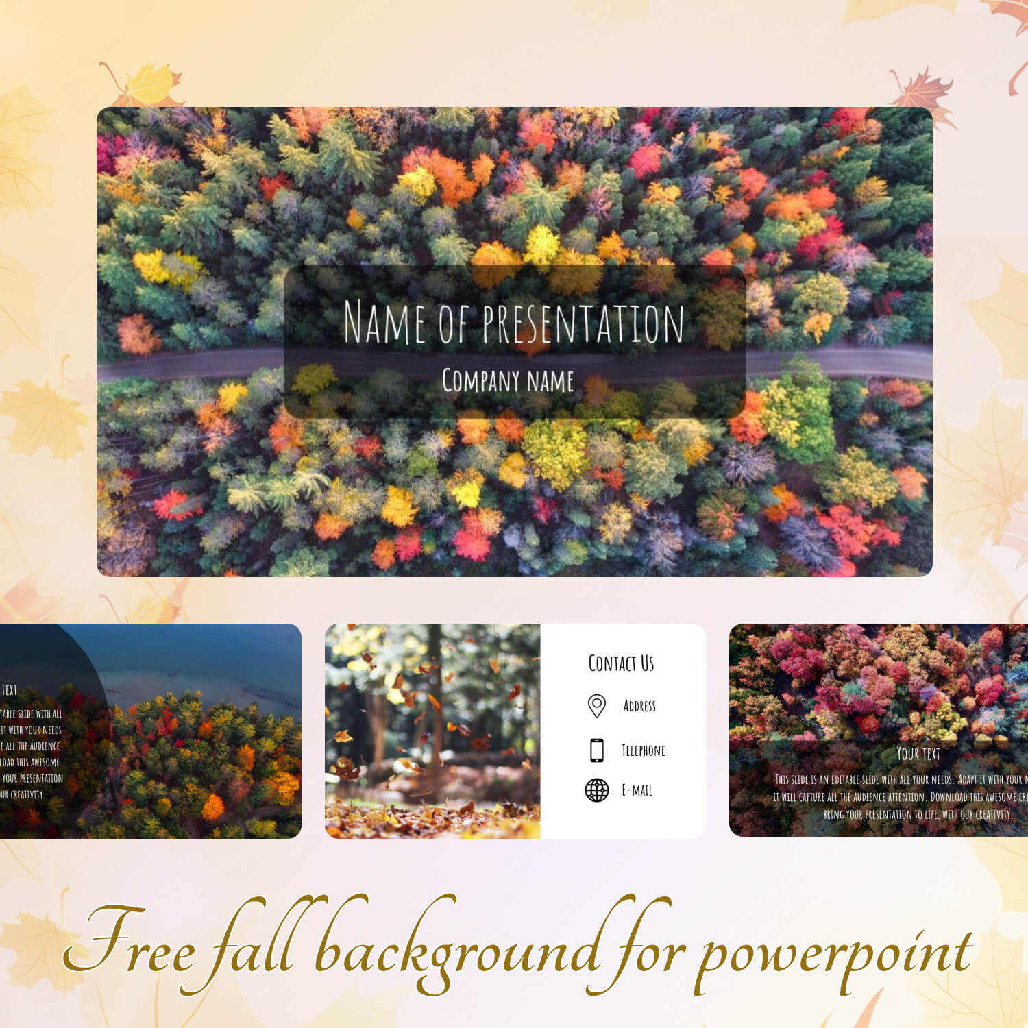 Free Fall Background For Powerpoint.
