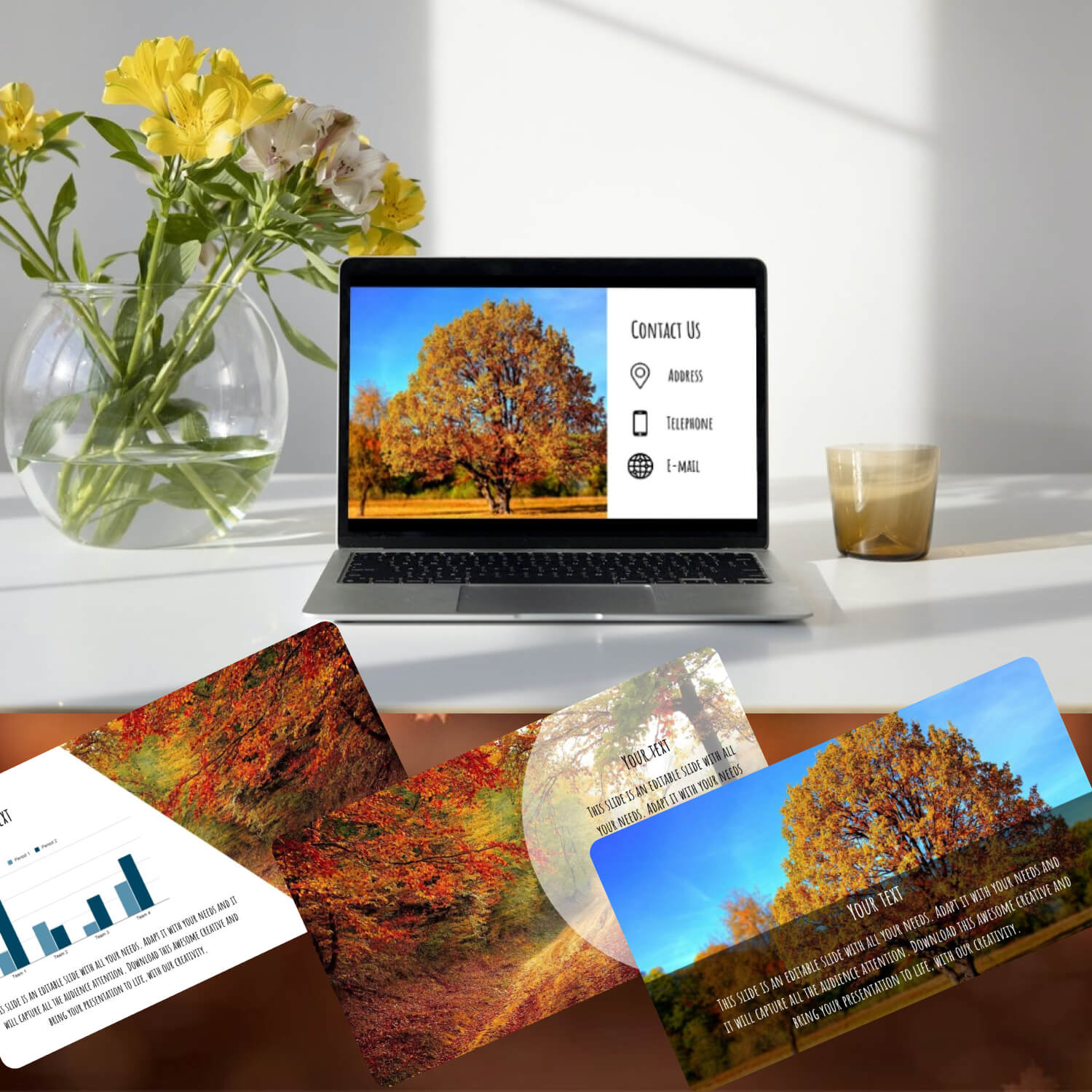 Free Fall Background Images For Powerpoint Cover.