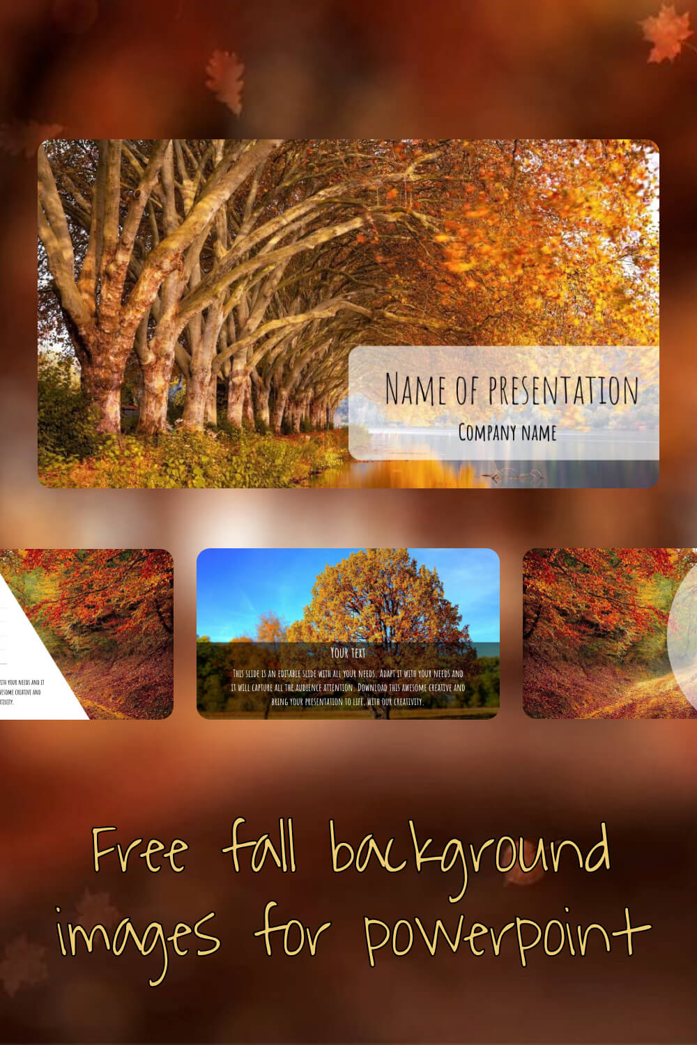 free fall background images for powerpoint 3