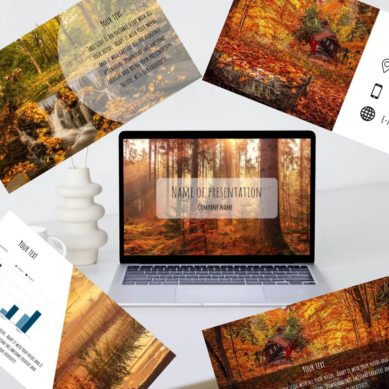 Free Fall Landscape Powerpoint Background – MasterBundles
