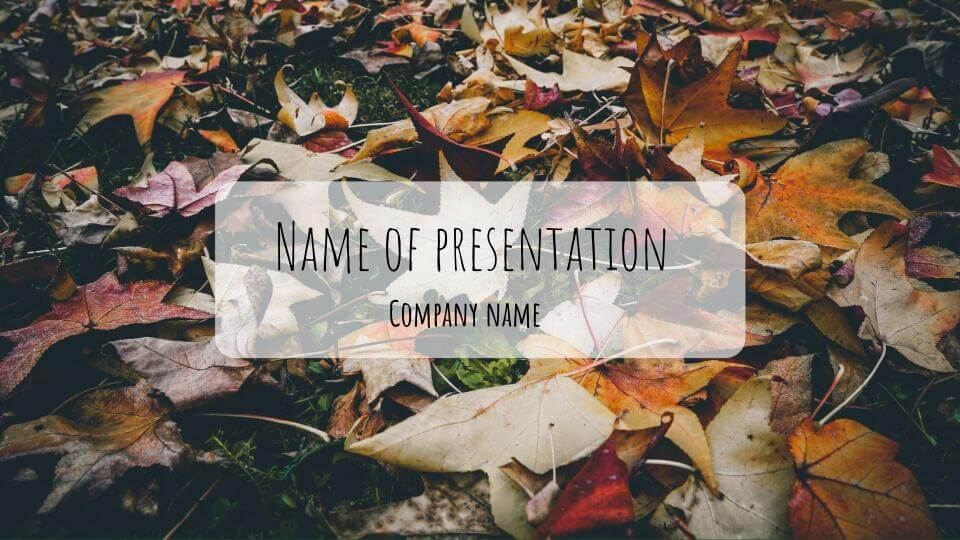 free fall leaves powerpoint background 01