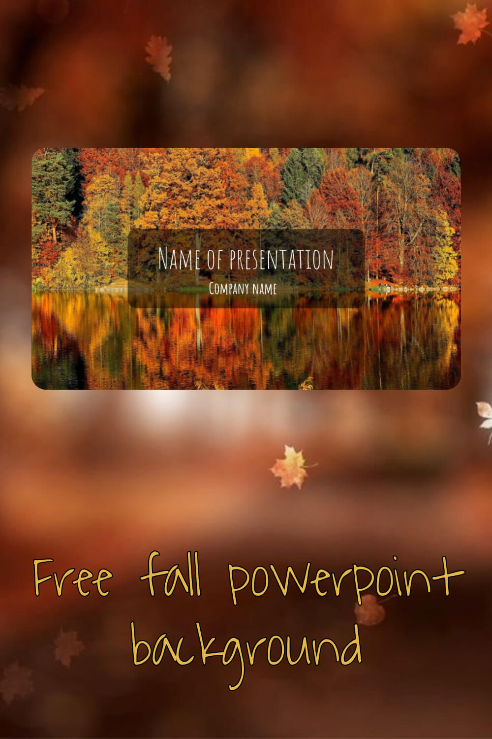 free fall powerpoint background 3