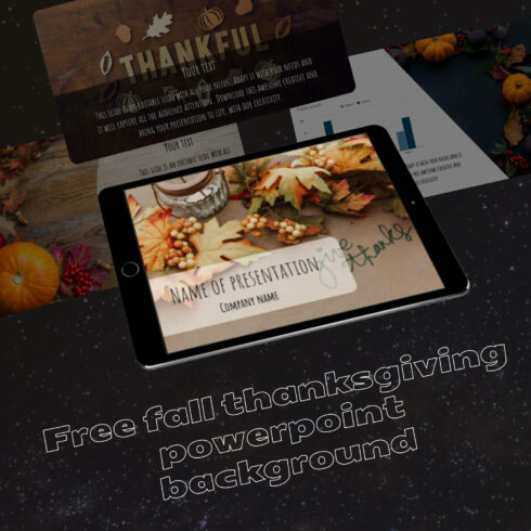 free fall thanksgiving powerpoint background 1