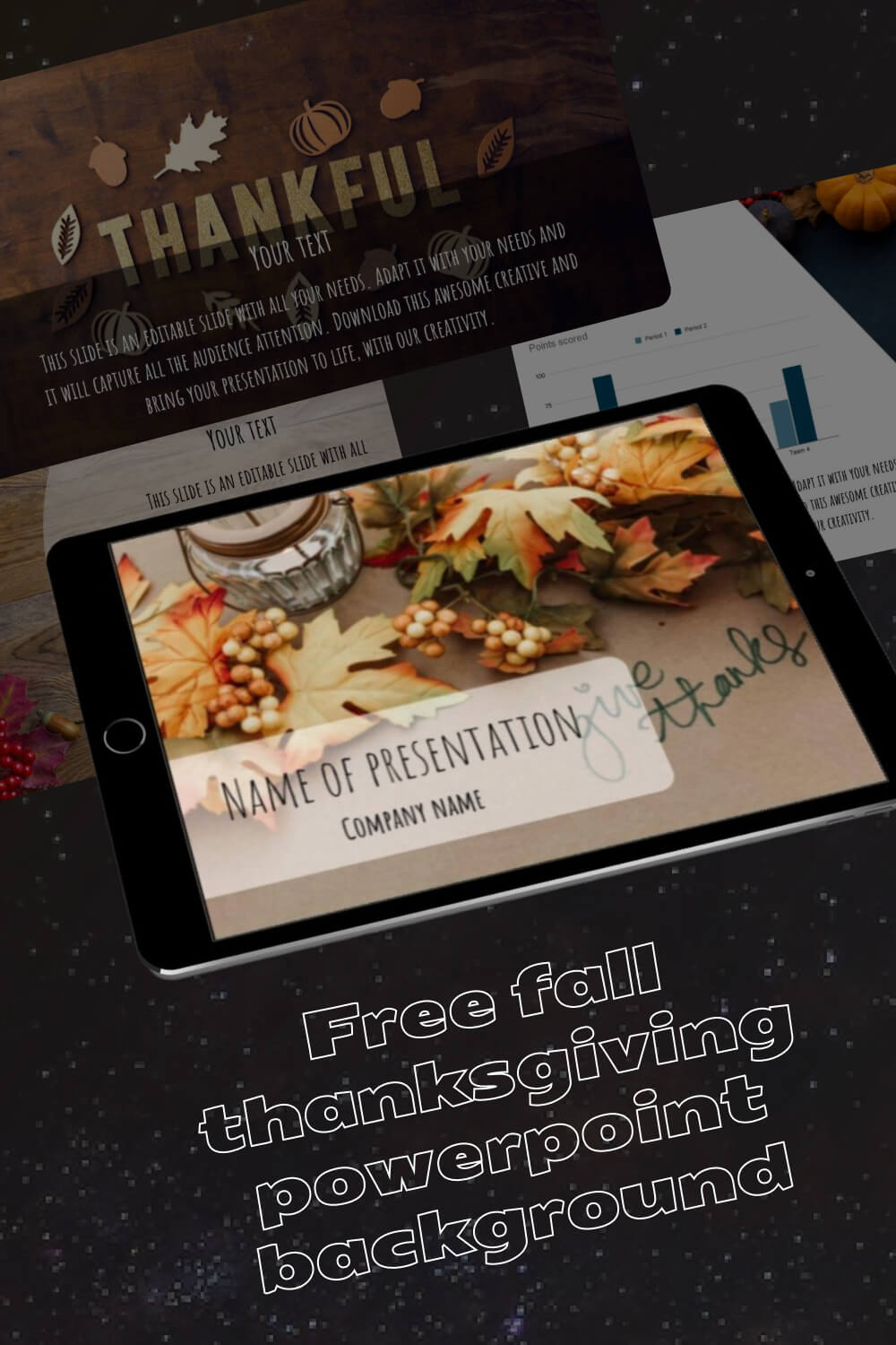 free fall thanksgiving powerpoint background 3