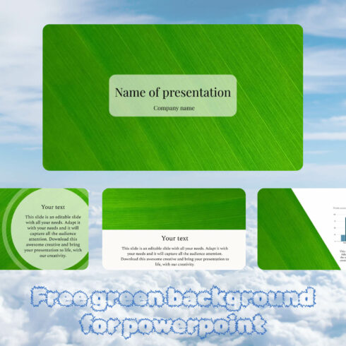 free green background for powerpoint 1