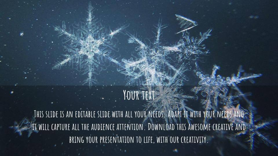 free holiday powerpoint background snowflakes 03