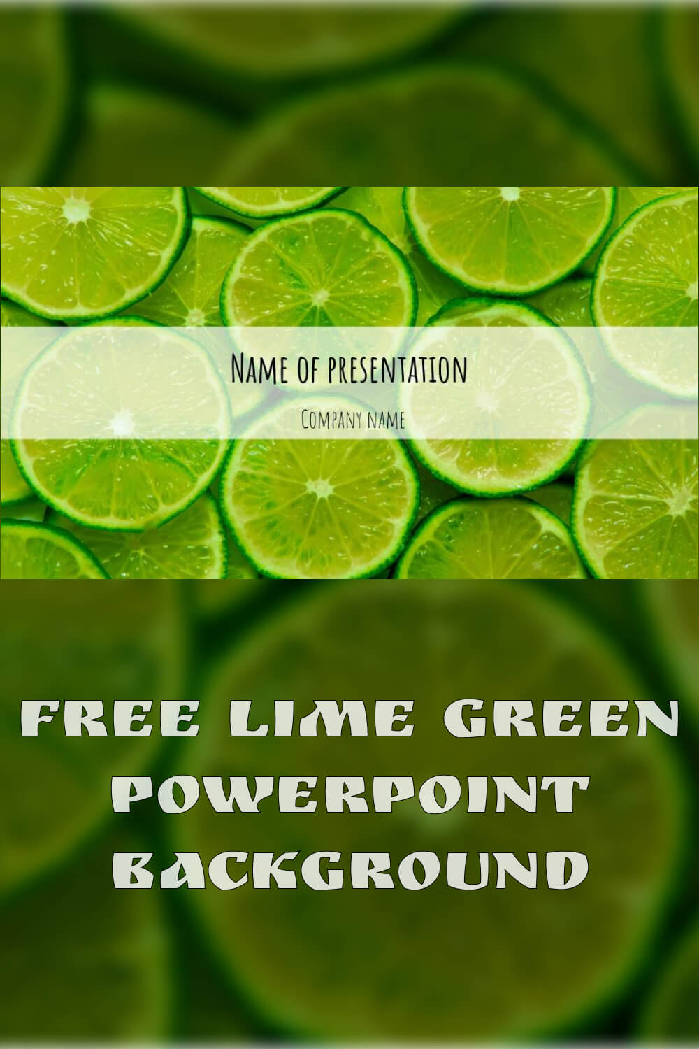 free lime green powerpoint background 3
